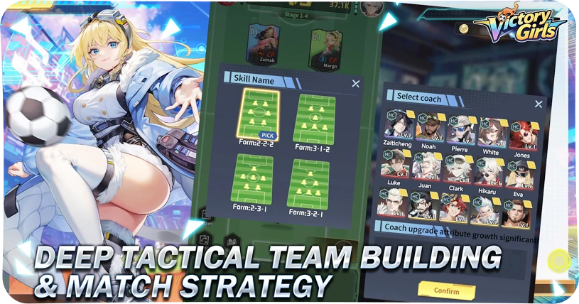 Deep Tactical Team Building & Match Strategy