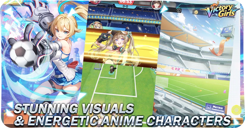 Stunning Visuals & Energetic Anime Characters